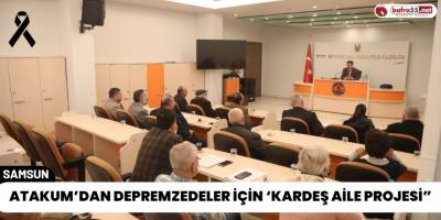 Başkan Sandıkçı'dan Depremzedelere Moral