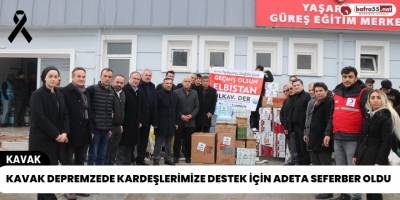 Kavak Depremzede Kardeşlerimize Destek İçin Adeta Seferber Oldu