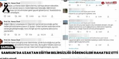 Samsun'da Uzaktan Eğitim Belirsizliği Öğrencileri Rahatsız Etti