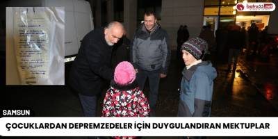 Çocuklardan Depremzedeler İçin Duygulandıran Mektuplar
