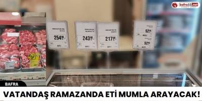 Vatandaş Ramazanda Eti Mumla Arayacak