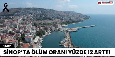 Sinop’ta Ölüm Oranı Yüzde 12 Arttı