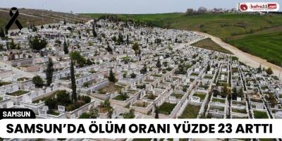 Samsun’da Ölüm Oranı Yüzde 23 Arttı