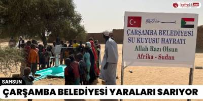 Çarşamba Belediyesi Yaraları Sarıyor