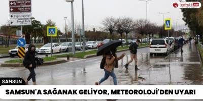 Samsun'a Sağanak Geliyor, Meteoroloji'den Uyarı