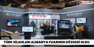 Türk Silahları Almanya Fuarının Gözdesi Oldu