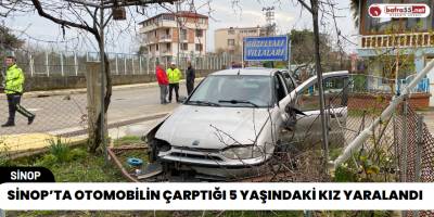 Sinop’ta Otomobilin Çarptığı 5 Yaşındaki Kız Yaralandı
