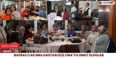 Bafralı'lar SMA Hastası Eliz Lina'ya Umut Oldular