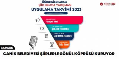 Canik Belediyesi Şiirlerle Gönül Köprüsü Kuruyor