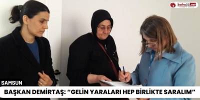 Başkan Demirtaş: “Gelin Yaraları Hep Birlikte Saralım”