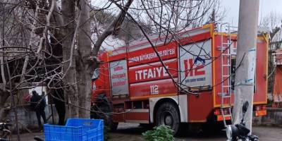 Alçam'da ev yangını