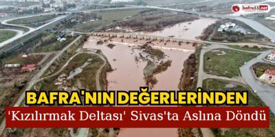 Bafra'nın Değerlerinden 'Kızılırmak Deltası' Sivas'ta Aslına Döndü