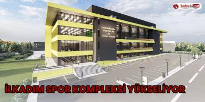 İlkadım Spor Kompleksi yükseliyor