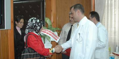 Anneler 14 Mart Tıp Bayramını Bafra Devlet Hastanesinde Kutladı