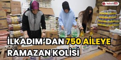 İlkadım’dan 750 Aileye Ramazan Kolisi