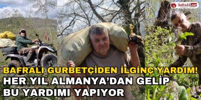 Bafralı Gurbetçi'den İlginç Yardım! Her Yıl Almanya’dan Gelip  Bu Yardımı Yapıyor