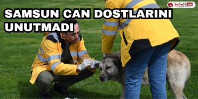 Samsun Can dostlarını unutmadı