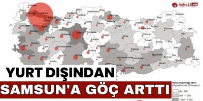 Yurt Dışından Samsun'a Göç Arttı