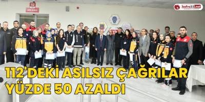 112'deki Asılsız Çağrılar Yüzde 50 Azaldı