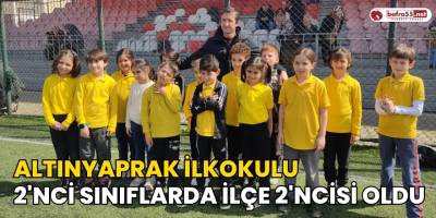Altınyaprak İlkokulu 2’nci Sınıflarda İlçe 2’ncisi Oldu