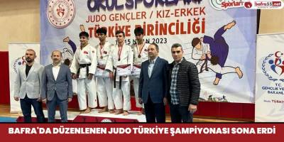 Bafra'da Düzenlenen Judo Türkiye Şampiyonası Sona Erdi
