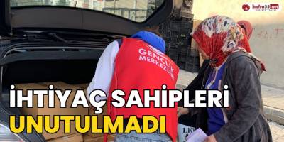 İhtiyaç Sahipleri Unutulmadı