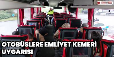 Otobüslere Emliyet Kemeri Uygarısı