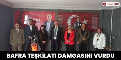 BAFRA TEŞKİLATI DAMGASINI VURDU