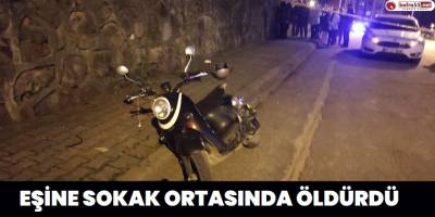 Eşine Sokak Ortasında Öldürdü