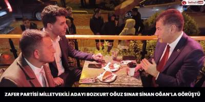 Zafer Partisi Milletvekili Adayı Bozkurt Oğuz Sınar, Sinan Oğan’la Görüştü