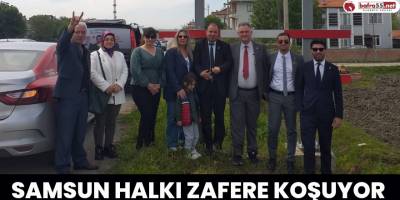 SAMSUN HALKI ZAFERE KOŞUYOR