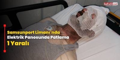 Samsunport Limanı'nda Elektrik Panosunda Patlama: 1 Yaralı