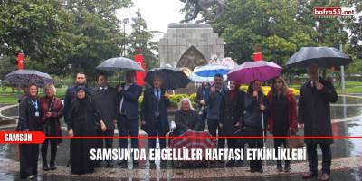 Samsun’da Engelliler Haftası Etkinlikleri