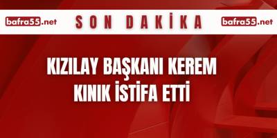 Kızılay Başkanı Kerem Kınık İstifa Etti