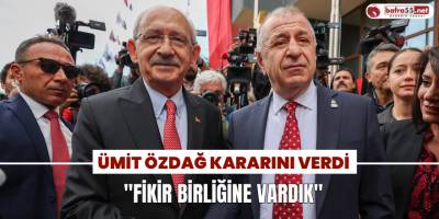Ümit Özdağ Kararını Verdi: "Fikir Birliğine Vardık" Dedi