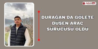 Durağan'da Gölete Düşen Araç Sürücüsü Öldü