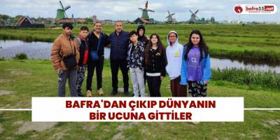 Bafra Atatürk Ortaokulu Erasmus Projesiyle Almanya ve Hollanda’da