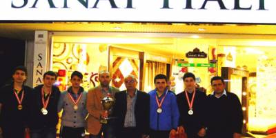 BAFRA SANAT HALIDAN SPOR BAŞARISINA MALZEME DESTEĞİ