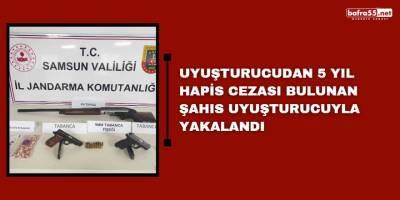 Uyuşturucudan 5 Yıl Hapis Cezası Bulunan Şahıs Uyuşturucuyla Yakalandı