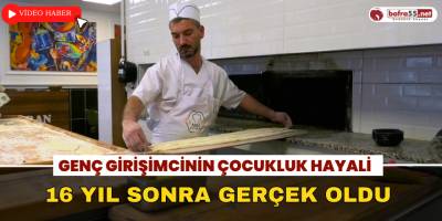 Genç Girişimcinin Çocukluk Hayali 16 Yıl Sonra Gerçek Oldu