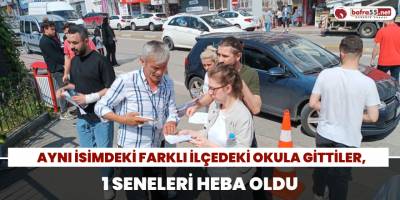 Aynı isimdeki farklı ilçedeki okula gittiler, 1 seneleri heba oldu