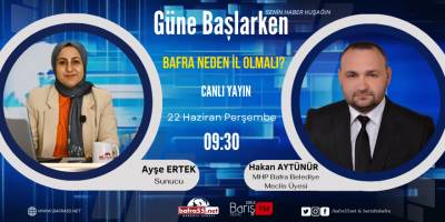 Canlı Yayın Konuğumuz MHP Bafra Belediye Meclis Üyesi Hakan Aytünür