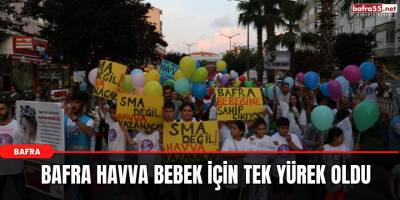 Bafra Havva bebek için tek yürek oldu