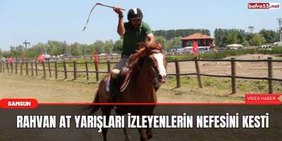 Rahvan At Yarışları İzleyenlerin Nefesini Kesti