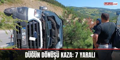 Düğün Dönüşü Kaza: 7 Yaralı
