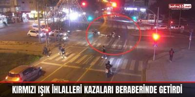 Kırmızı Işık İhlalleri Kazaları Beraberinde Getirdi