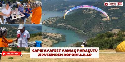 Kapıkayafest Yamaç Paraşütü Zirvesinden Röportajlar
