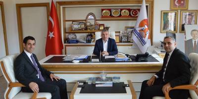 Halkbank Şube Müdürü Gençkal’dan Havza Belediye Başkanı Özdemir’e ziyaret