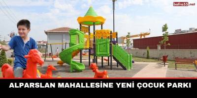 Alparslan Mahallesine Yeni Çocuk Parkı