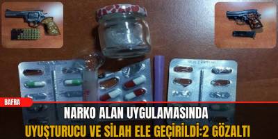 Narko Alan Uygulamasında Uyuşturucu ve Silah Ele Geçirildi: 2 Gözaltı